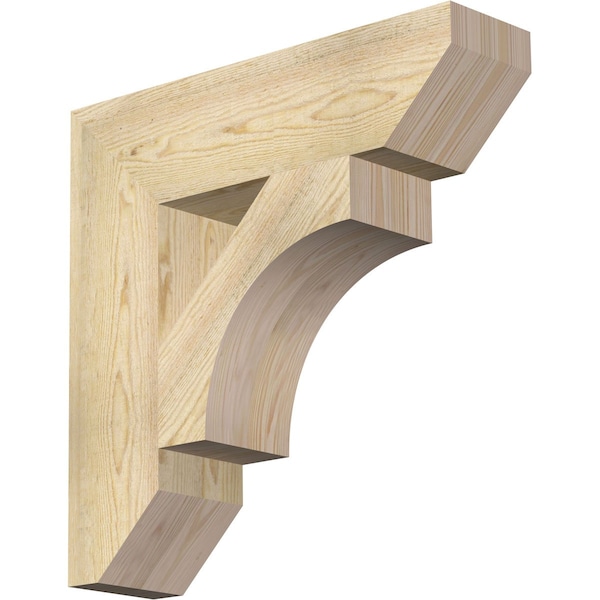 Ekena Millwork Westlake Slat Rough Sawn Bracket, Douglas Fir, 6"W x 24"D x 24"H BKT06X24X24WTL06RDF - main